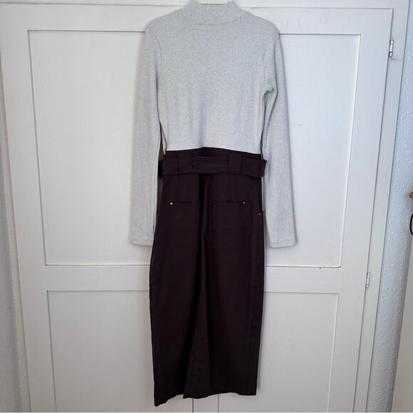 NWT Veronica Beard Morrisey Dress In Oatmeal Brown XS - Picture 8 of 9